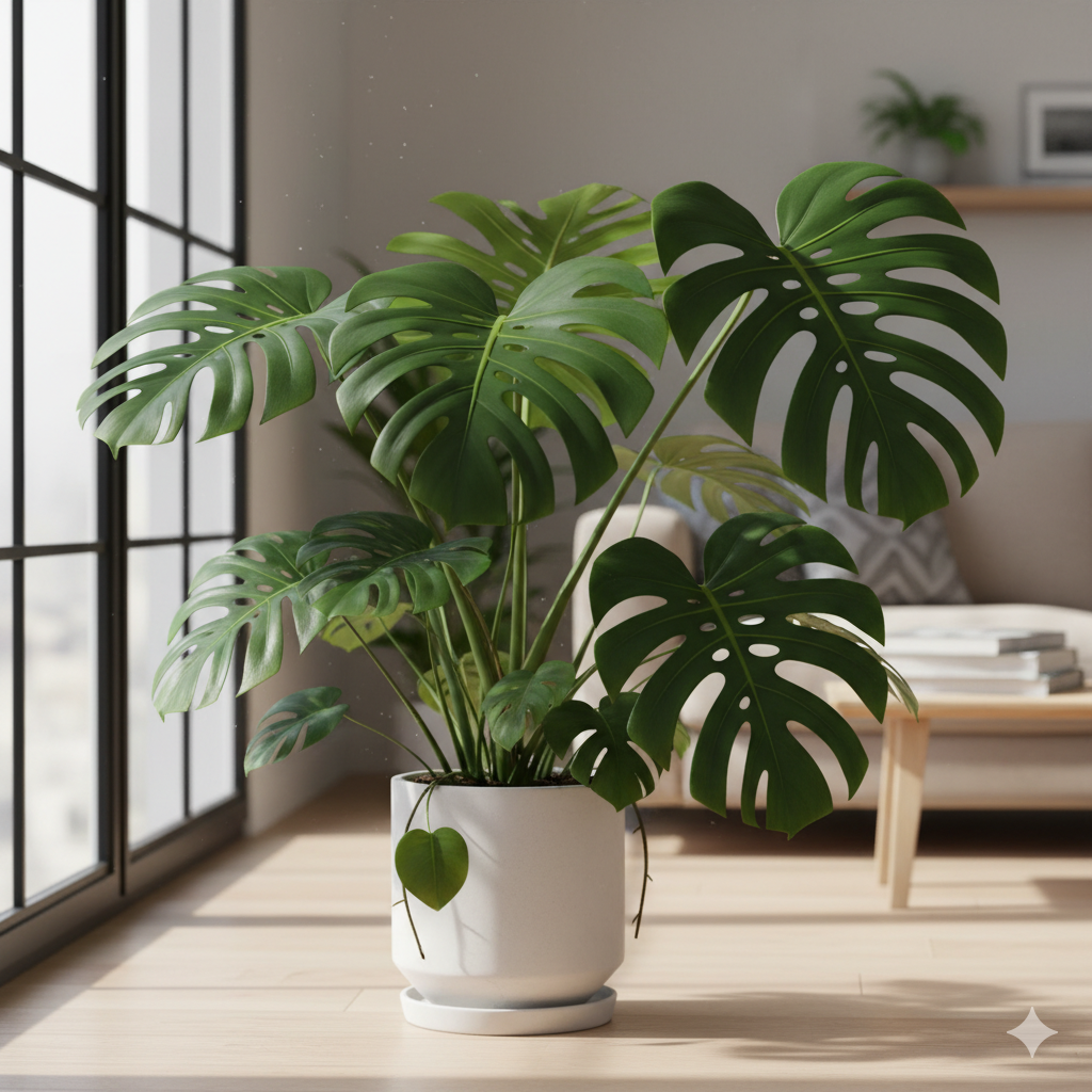 Monstera (Swiss Cheese Plant) Monstera (Swiss Cheese Plant) - Feng Shui Plant
