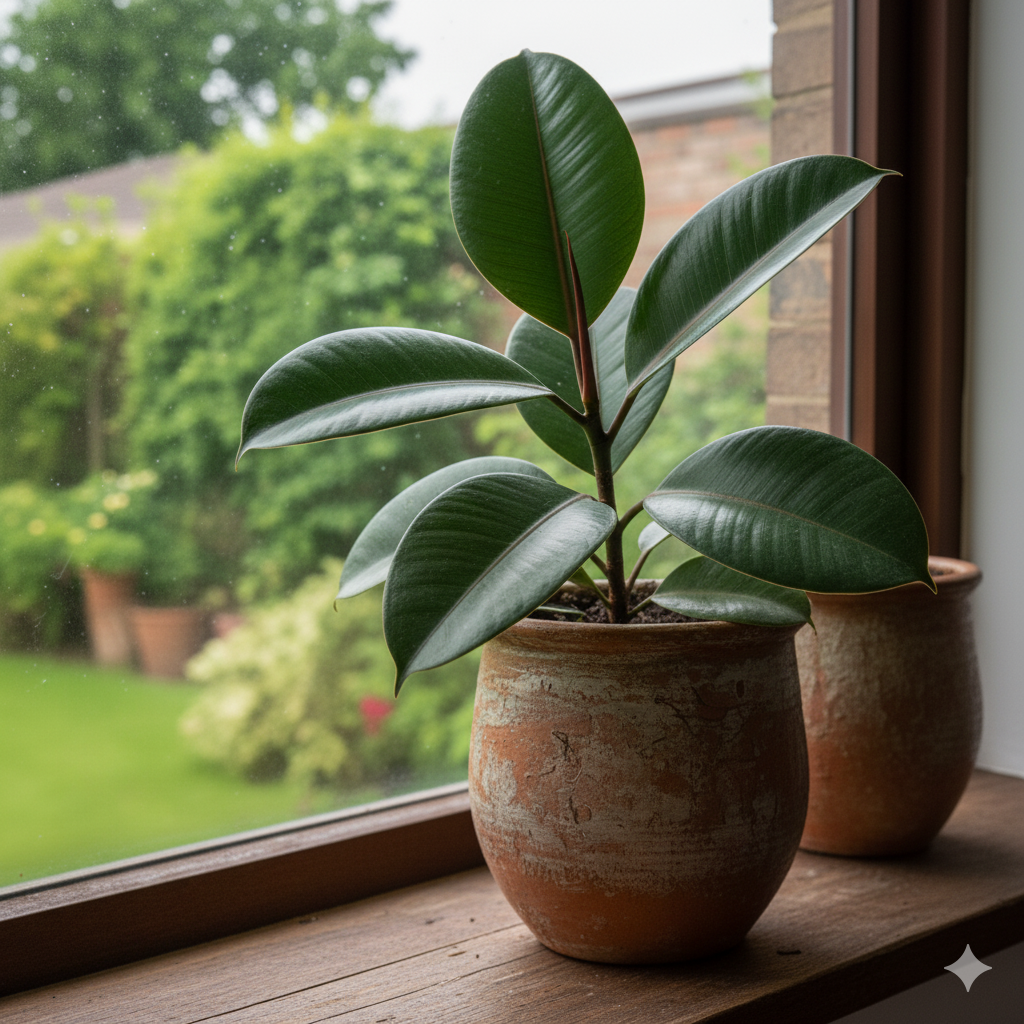 Rubber Plant Rubber Plant - Air Purifying Plant